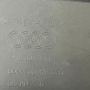 Audi Q8 S-Line Rear Bumper Upper Section 2018 Onward 4M8807511 Genuine - Image 24