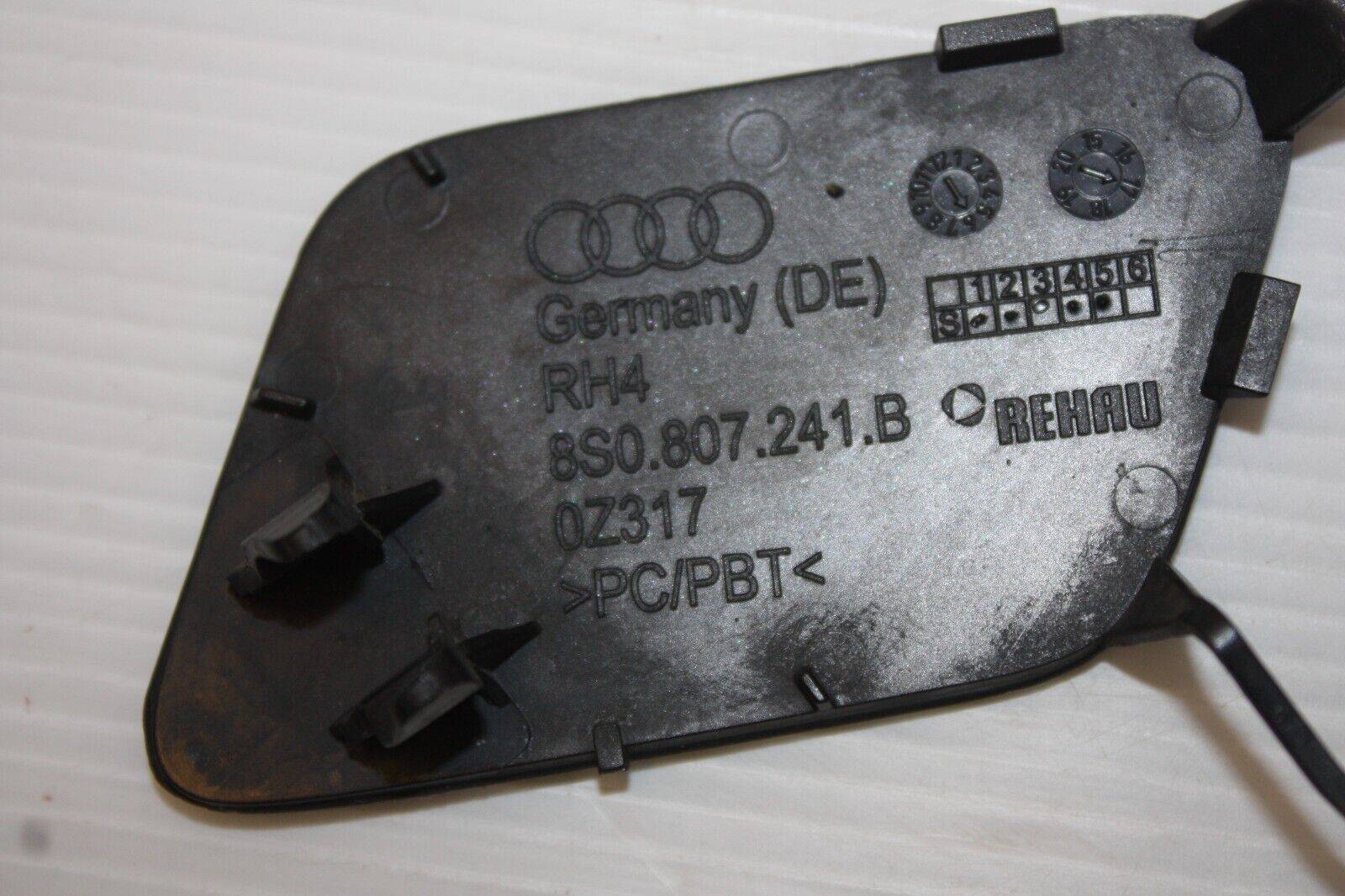 Audi-TTRS-Front-Bumper-Tow-Cover-8S0807241B-Genuine-NEED-RESPRAY-175497821614-8