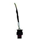 Audi VW Mercedes 3 Pin PDC Sensor Wiring Loom Plug Connector 1 1718644 1 Genuine 178442856914