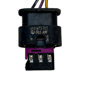 Audi VW Skoda Seat PDC Parking Sensor Loom Plug Connector 4F0973703 Genuine - Image 3