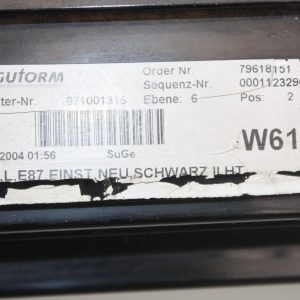 BMW 1 Series E87 Left Side Skirt 2004 TO 2007 51717147401 Genuine - Image 9