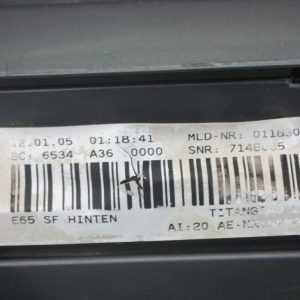 BMW 7 Series E65 Rear Bumper 2005 TO 2008 51128223255 Geniune - Image 6