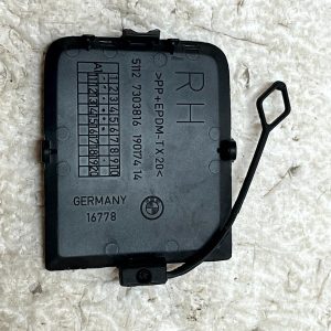 BMW X1 E84 Rear Bumper Right Tow Eye Cover Cap 2012 TO 2015 51127303816 Genuine - Image 5