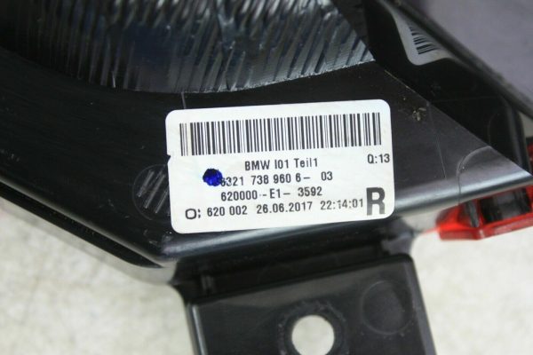 BMW i3 Right rear Tail Light 2017 TO 2022 7389606 178560614294 9