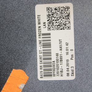 Ford Fiesta ST Line Rear Bumper Lower Section 2017 TO 2022 H1BJ-17B891-B Genuine - Image 19