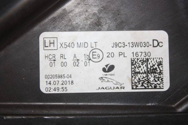 Jaguar E Pace X540 Front Left LED Headlight 2017 TO 2021 J9C3 13W030 DC Genuine 178510567604 12