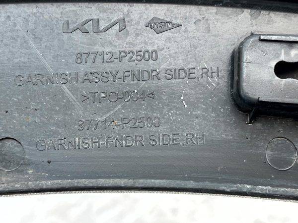 Kia Sorento Front Right Side Wheel Arch Molding Trim 2024 ON 87712-P2500 Genuine 14 Kia Sorento Front Right Side Wheel Arch Molding Trim 2024 ON 87712 P2500 Genuine 178508214014 15