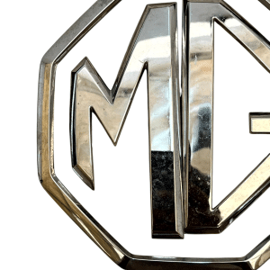 MG Bumper Grille Chrome Logo Badge Emblem Genuine - Image 2