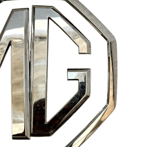 MG Bumper Grille Chrome Logo Badge Emblem Genuine - Image 3