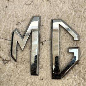 MG Bumper Grille Chrome Logo Badge Emblem Genuine - Image 8
