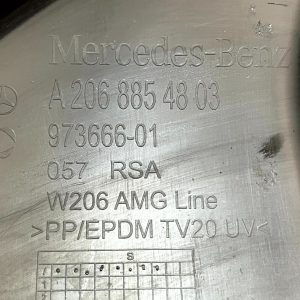 Mercedes C-Class W206 AMG Rear Bumper Lower Section 2022 ON A2068854803 Genuine - Image 21