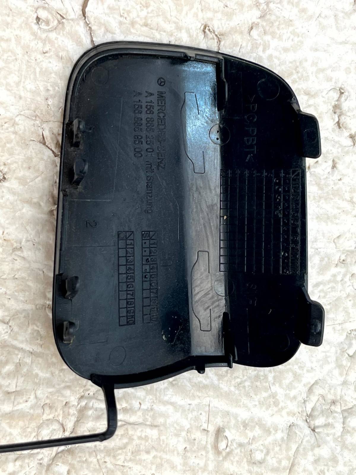 Mercedes GLA X156 Front Bumper Tow Hook Eye Cap Cover 17-20 A1568859500 ...