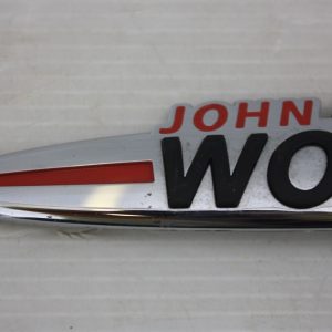 Mini Cooper F55 F56 LCI2 JCW Front Bumper Grill Badge 2021-2024 5A346F8 Genuine - Image 4