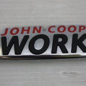 Mini Cooper F55 F56 LCI2 JCW Front Bumper Grill Badge 2021-2024 5A346F8 Genuine - Image 5