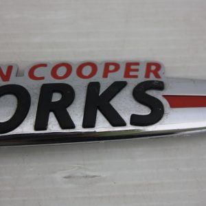 Mini Cooper F55 F56 LCI2 JCW Front Bumper Grill Badge 2021-2024 5A346F8 Genuine - Image 6