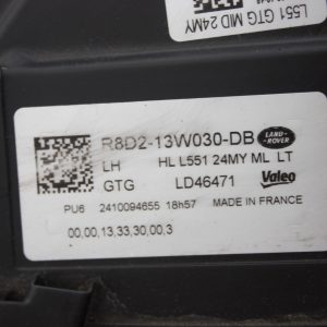 Range Rover Evoque Left Side LED Headlight 2019 ON R8D2-13W030-DB *DAMAGED* - Image 6