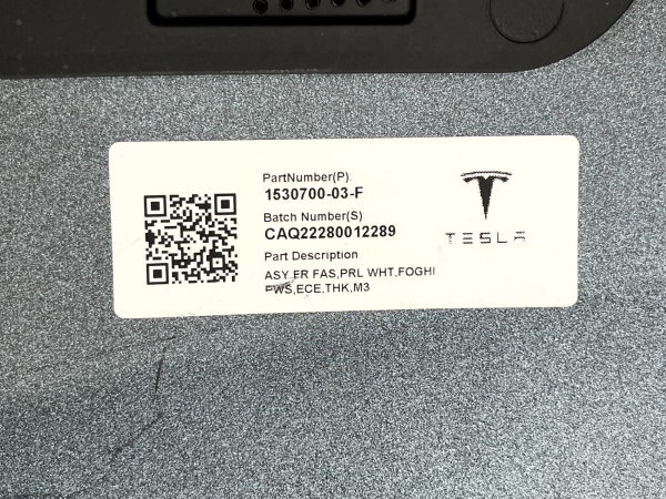 Tesla Model 3 Front Bumper 2019 TO 2024 1084168-00-F Genuine 14 Tesla Model 3 Front Bumper 2019 TO 2024 1084168 00 F Genuine 178465120704 15