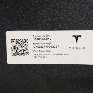 Tesla Model Y Rear Bumper 2022 ON 1487995-00-B Genuine *DAMAGED* - Image 16