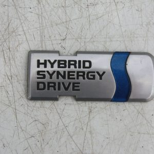 Toyota Prius Hybrid Synergy Rear Trunk Emblem 75441-47020 Genuine