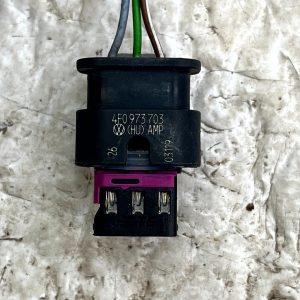 VW Golf Polo Parking Sensor Wiring Loom Harness Plug Connector 4F0973703 Genuine - Image 3