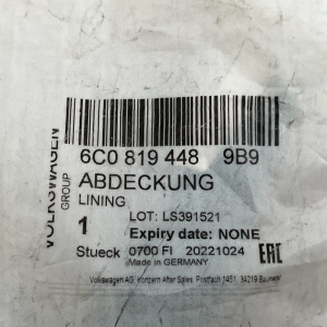 VW Polo Front Right Scuttle Panel Trim 2014 TO 2018 6C0819448 Genuine - Image 10