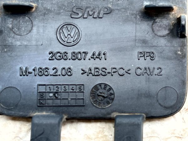 Volkswagen Polo Mk6 Rear Bumper Tow Eye Cap Cover 2018 2022 2G6807441 Genuine 178225262704 11