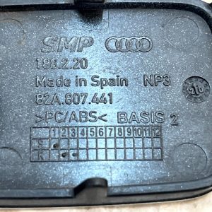 Audi A1 GB Rear Bumper Tow Hook Eye Cap Cover 2019 ON 82A807441 Genuine - Image 8