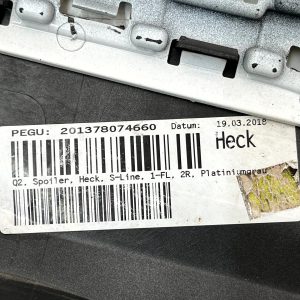 Audi Q2 S-Line Rear Bumper 2016 TO 2021 81A807385 Genuine - Image 17