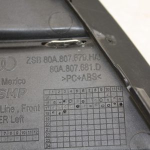 Audi Q5 S Line Front Bumper Left Grill 2017 TO 2020 80A807681D Genuine *DAMAGED* - Image 6