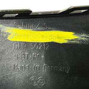 Audi Q6 E Tron S Line Front Bumper Right Grill Trim 2024 ON 85H807968 Genuine - Image 16