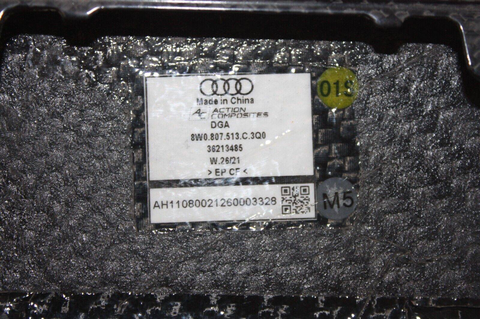 Audi-RS4-Front-Bumper-Lower-Fiber-Section-8W0807513C-Genuine-175492469565-11