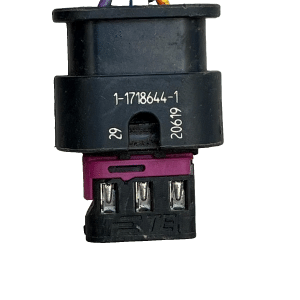Audi VW Mercedes 3 Pin PDC Sensor Wiring Loom Plug Connector 1-1718644-1 Genuine - Image 2