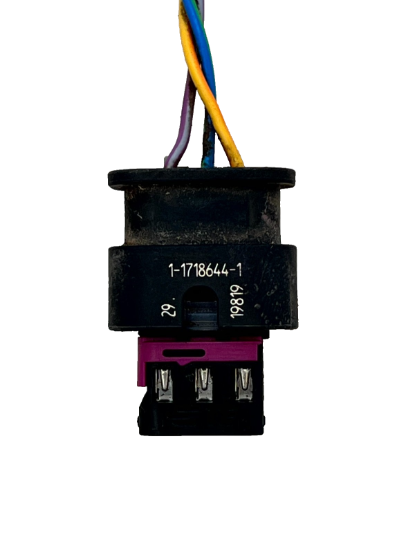 Audi Volkswagen 3 Pin PDC Sensor Wiring Loom Plug Connector 1-1718644-1 Genuine 1 Audi Volkswagen 3 Pin PDC Sensor Wiring Loom Plug Connector 1 1718644 1 Genuine 178527725605 2