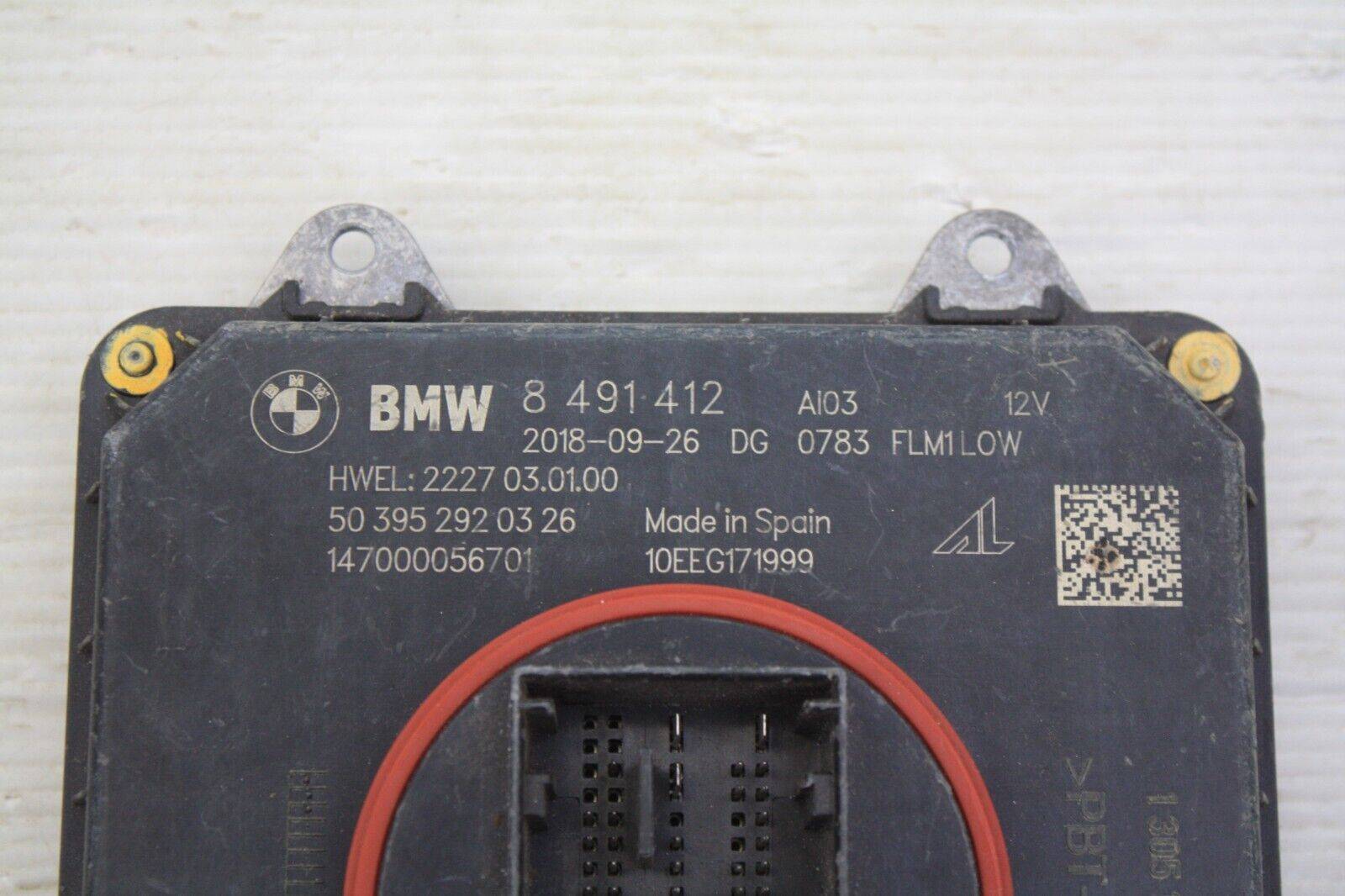 BMW-5-Series-G30-G31-Headlight-Control-Module-8491412-Genuine-175849007295-4