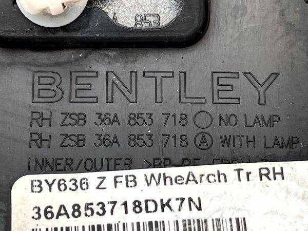 Bentley Bentayga Front Right Wheel Arch Moulding Trim 16 20 36A853718 Genuine 178530190755 15