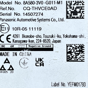 HONDA ZR-V Radio Tuner Amplifier 2024 ON 8A580-3V0-G011-M1 Genuine - Image 14