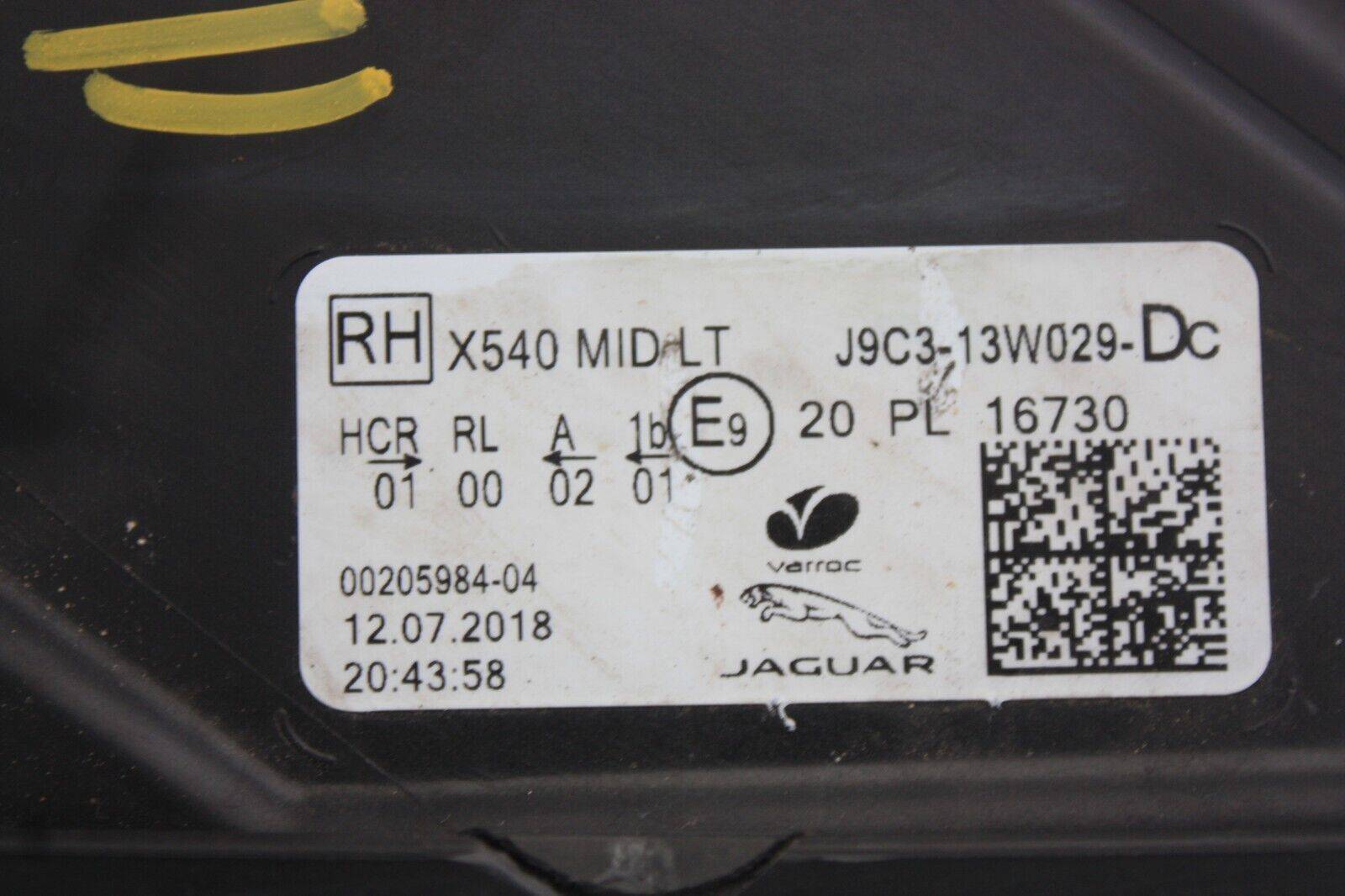 Jaguar-E-Pace-X540-Right-LED-Headlight-J9C3-13W029-DC-Genuine-SEE-PICS-175868827265-9