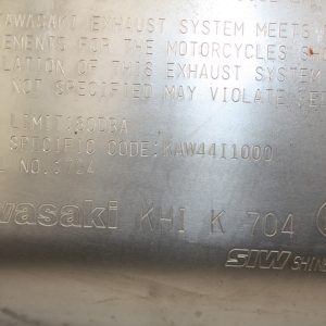 Kawasaki Ninja ZX10R 2023 Exhaust / Muffler / Silencer KHI K 704 - Image 5