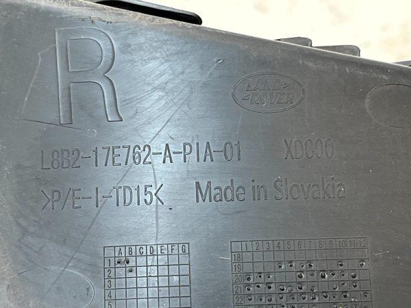 LR Defender L663 Front Right Cooling Air Guide Duct 20 ON L8B2 17E762 A Genuine 178444754515 5