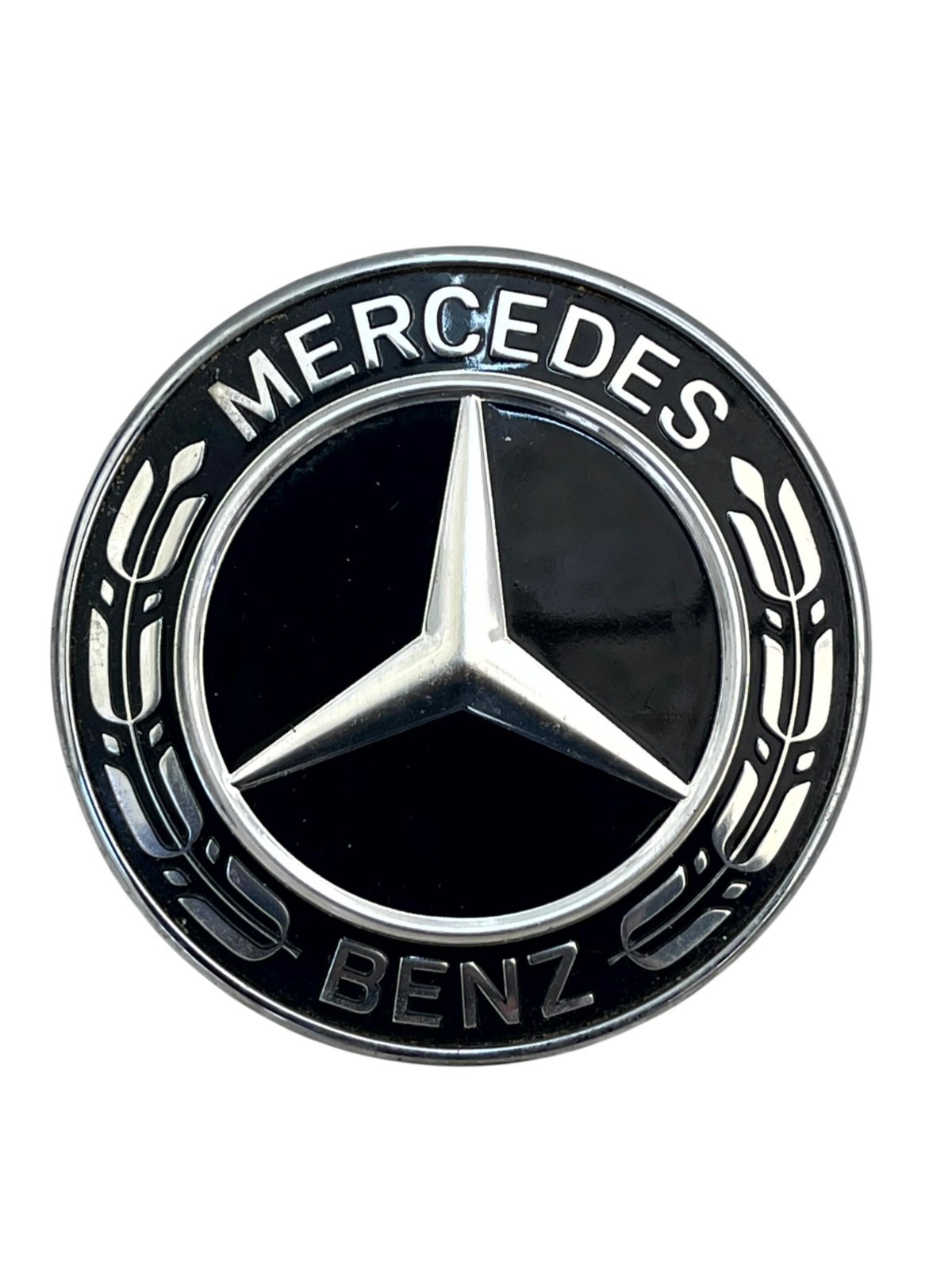 Mercedes A Class Front Hood Bonnet Wreath Flat Emblem Badge A0008171801 Genuine