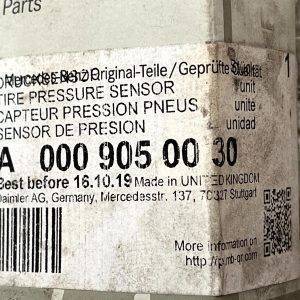 Mercedes A E Class Wheel Tyre Pressure Monitoring Sensor A0009050030 Genuine - Image 9