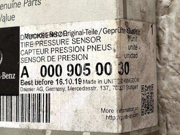 Mercedes A E Class Wheel Tyre Pressure Monitoring Sensor A0009050030 Genuine 178507815365 9
