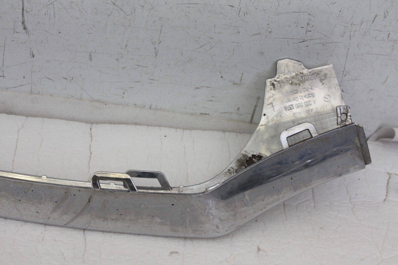 Mercedes-C-Class-W205-AMG-Front-Bumper-Left-Chrome-A2058851374-DAMAGED-176432797495-5