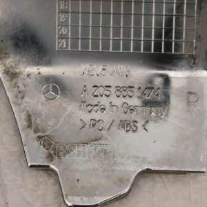 Mercedes C Class W205 AMG Front Bumper Right Chrome 14-18 A2058851474 *DAMAGED* - Image 18
