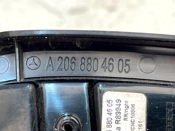 Mercedes C Class W206 AMG Rear Bumper Right Trim 2022 ON A2068804605 Genuine 178427586175 10
