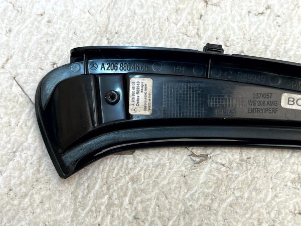 Mercedes C Class W206 AMG Rear Bumper Right Trim 2022 ON A2068804605 Genuine 178427586175 6