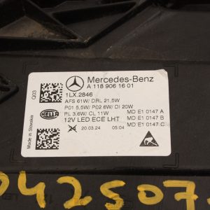 Mercedes CLA C118 Right LED Headlight 2019 ON  A1189061601 Genuine *DAMAGED* - Image 11