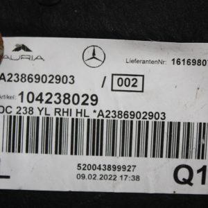 Mercedes E Class C238 Rear Left Splash Guard 2017 TO 2023 A2386902903 Genuine - Image 7
