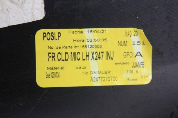 Mercedes GLB X247 Front Left Door Moulding 2020 A2477270700 178518629505 13
