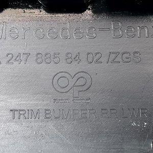 Mercedes GLB X247 Rear Bumper Lower Section 2020 Onward A2478858402 Genuine - Image 19